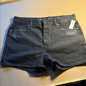Old Navy Black High-Rise Slouchy Straight Jeans